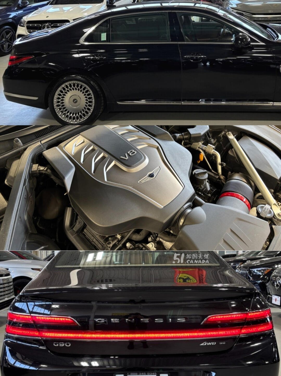 2021 Genesis G90 view 4