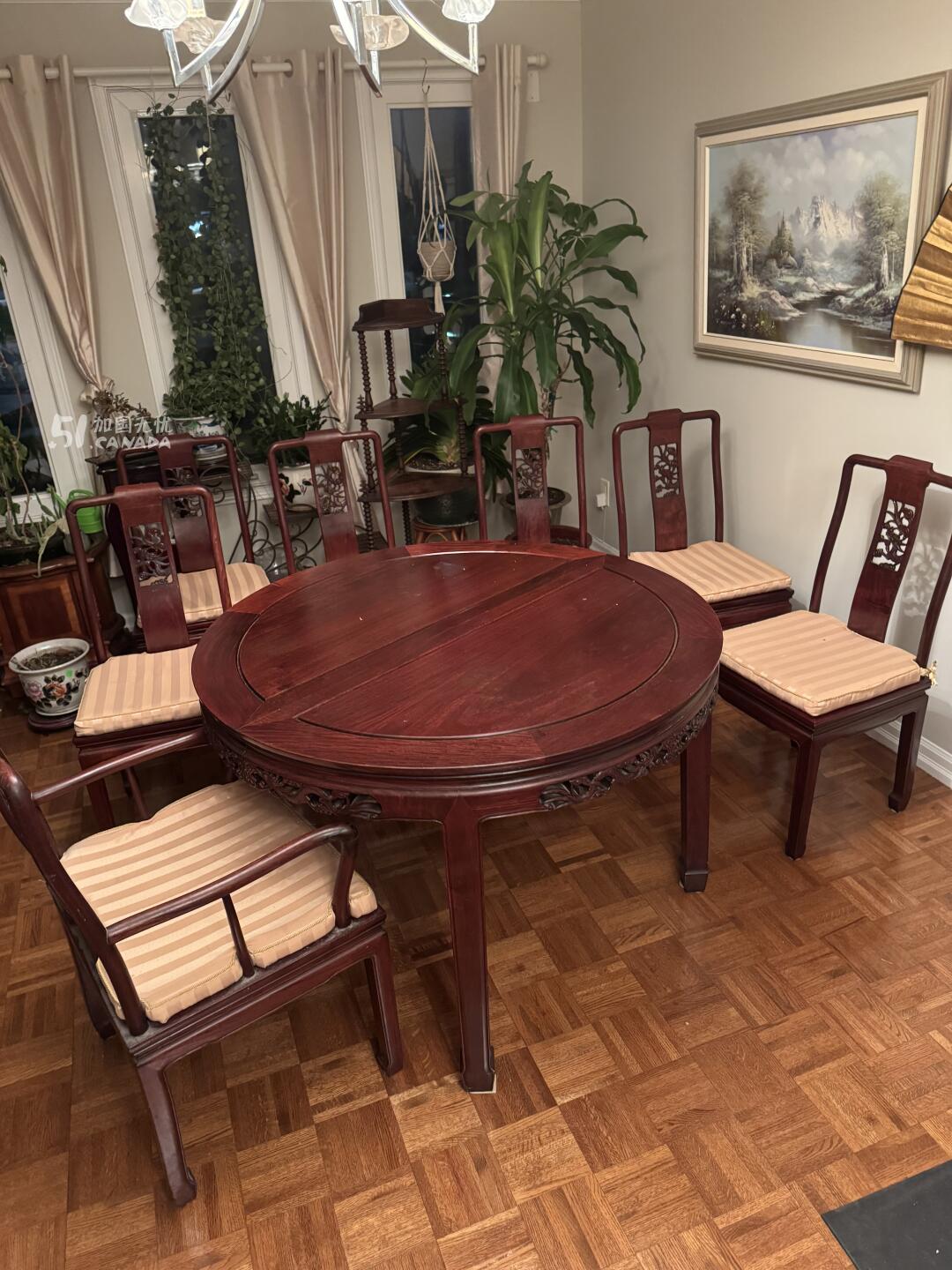 [集市好物]红木餐桌椅