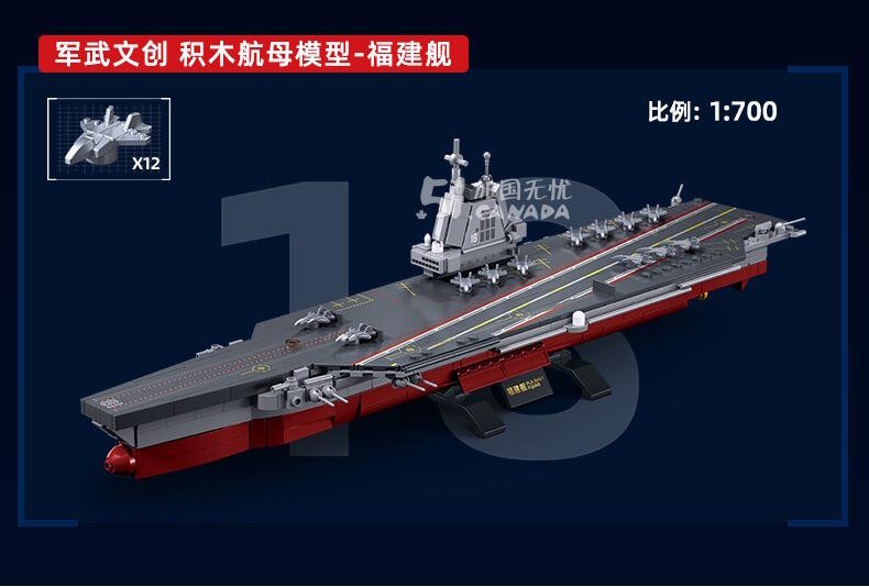 全新!! 福建舰 拼装积木 view 4