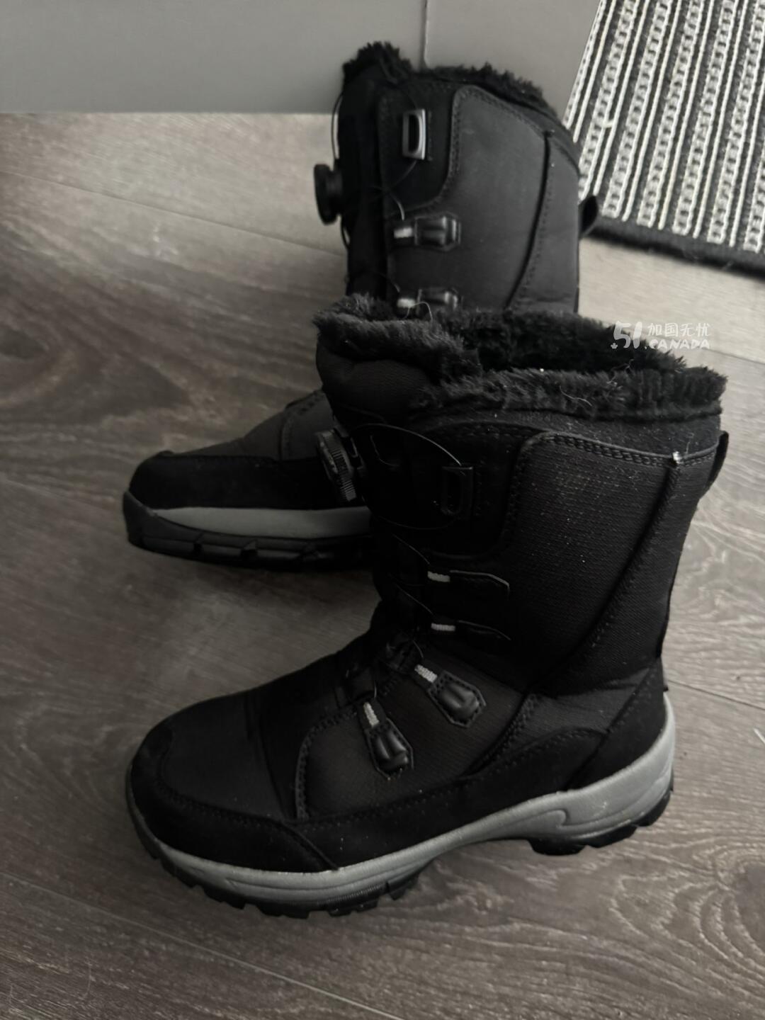 [集市好物]旋钮 防滑防水雪地靴