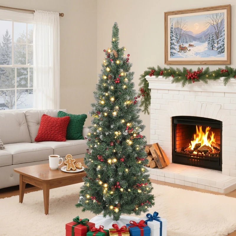 [集市好物]5FT带LED灯圣诞树，超值捡漏$39