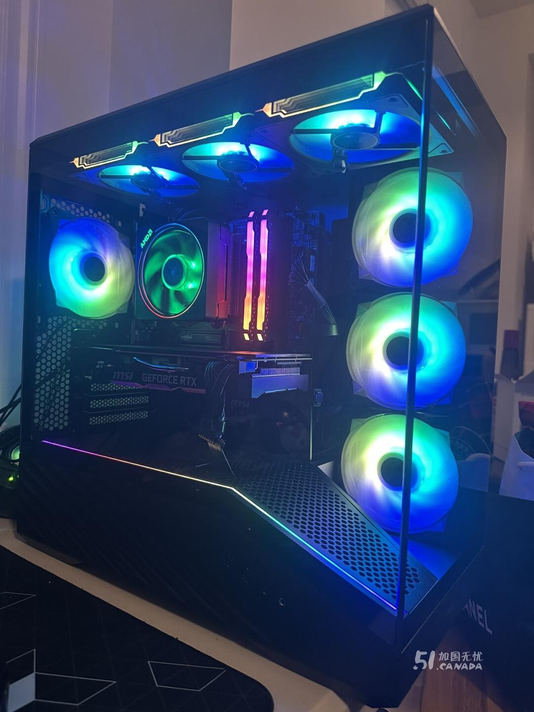 [集市好物]出LianLi V100 MSI B550M 5800XT PC