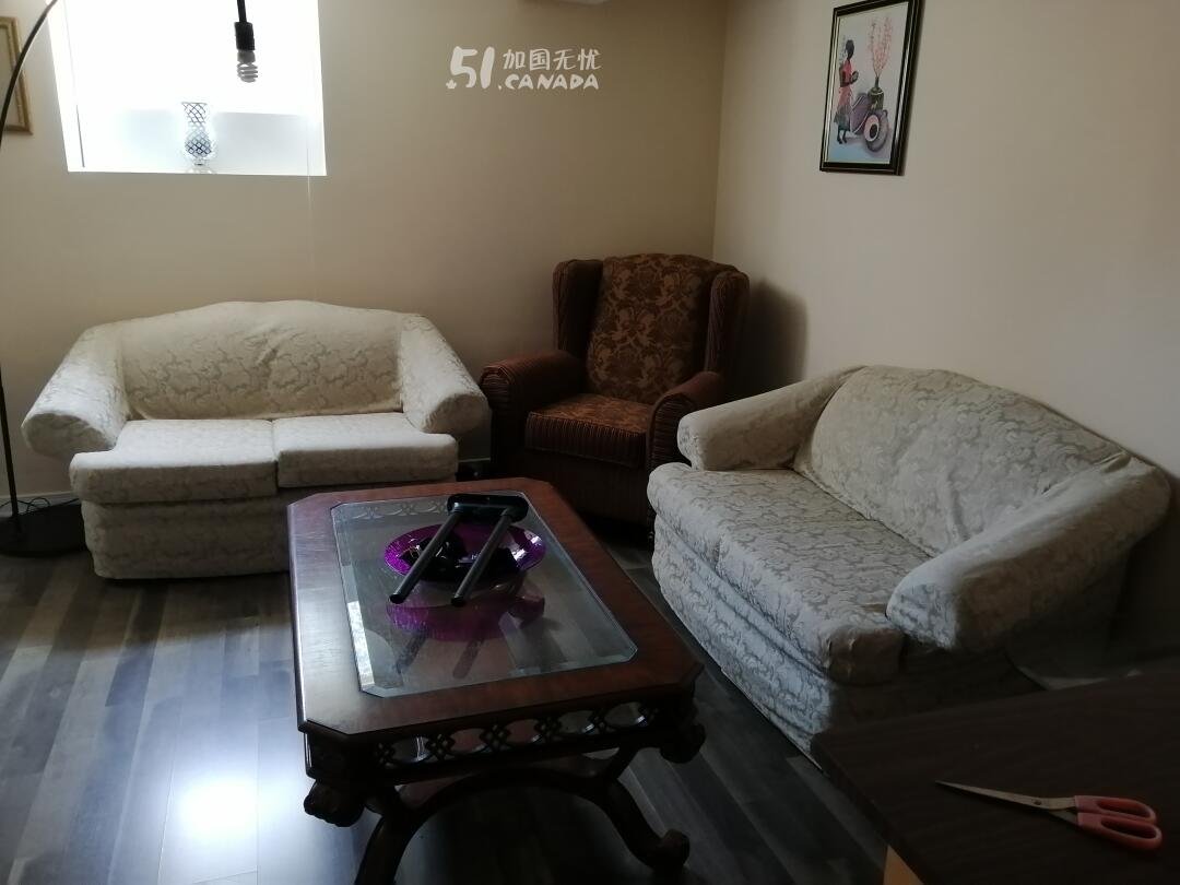 [集市好物]两个布艺双人沙发