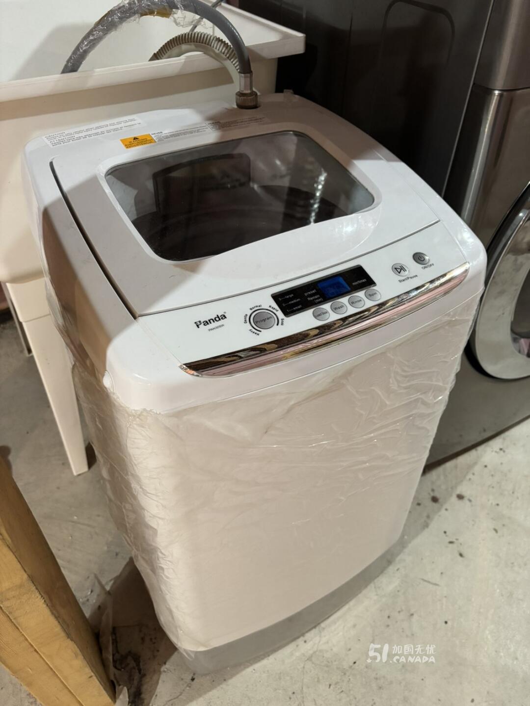 [集市好物]9.9 成新 Panda 便携式小型熊猫洗衣机 0.9 cu ft