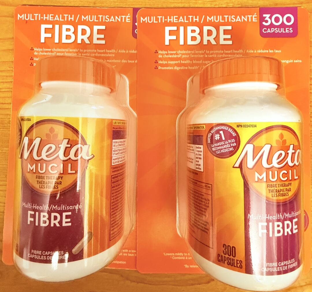 [集市好物]Metamucil 三合一健康膳食纤维胶囊300粒/瓶