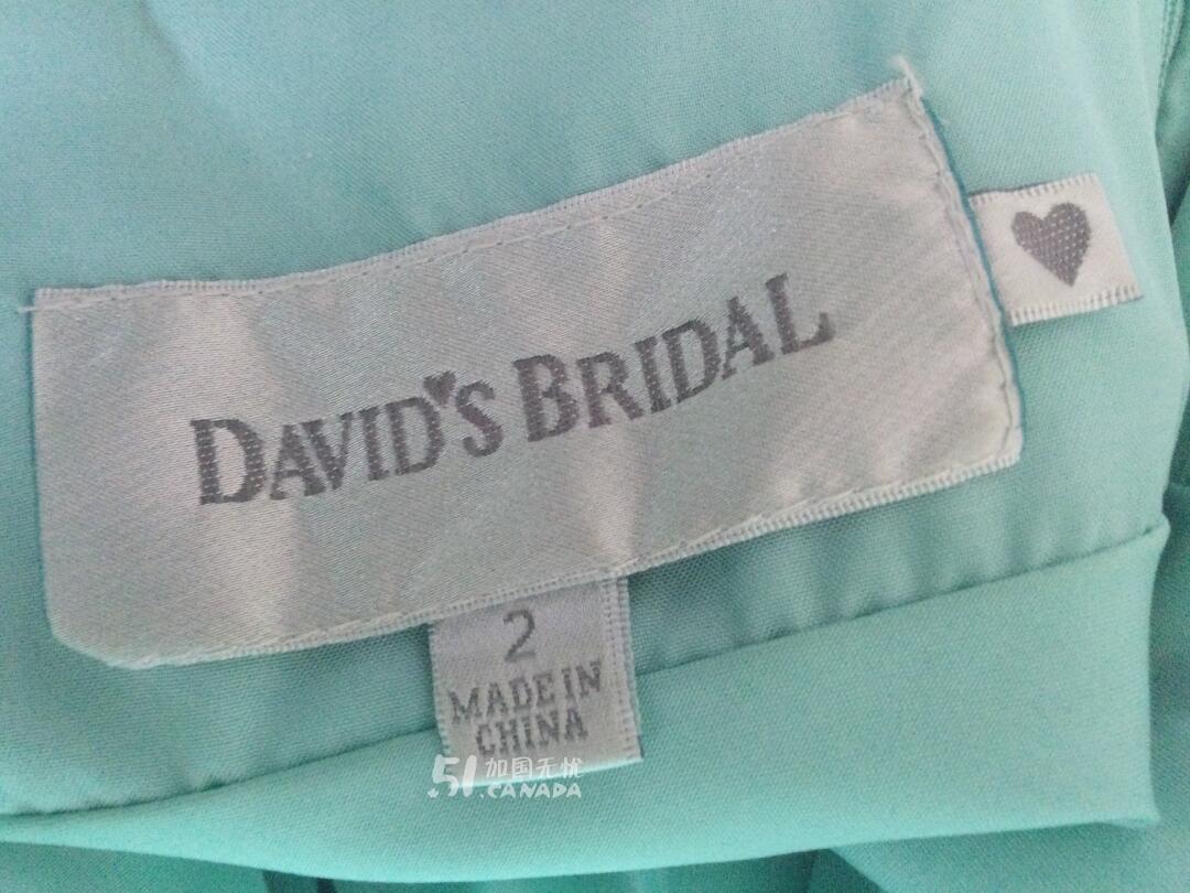 [集市好物]David's Bridal 单肩不对称下摆裙尺码 2