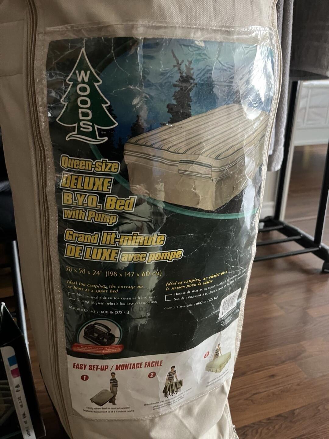 [集市好物]Queen size air bed 有支架