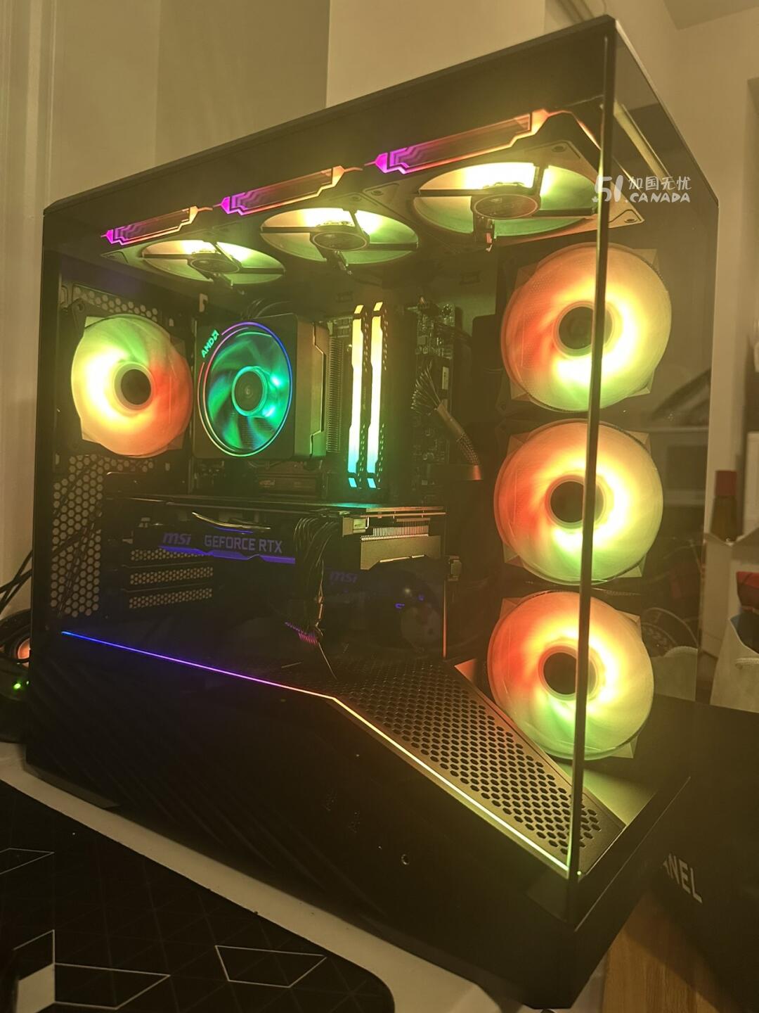 [集市好物]出LianLi V100 MSI B550M 5800XT PC