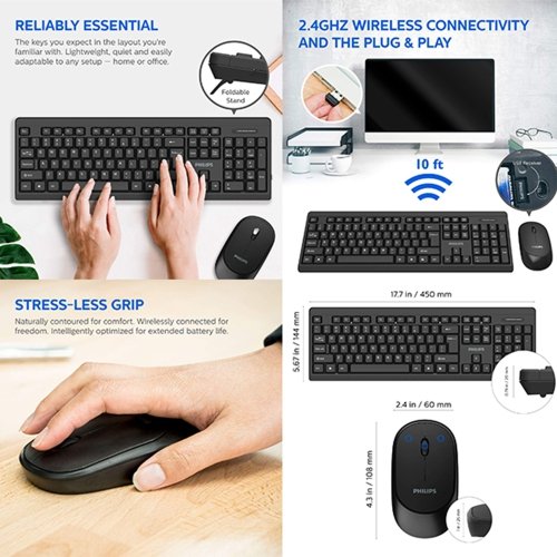 飞利浦无线键盘鼠标,Philips Wireless view 2
