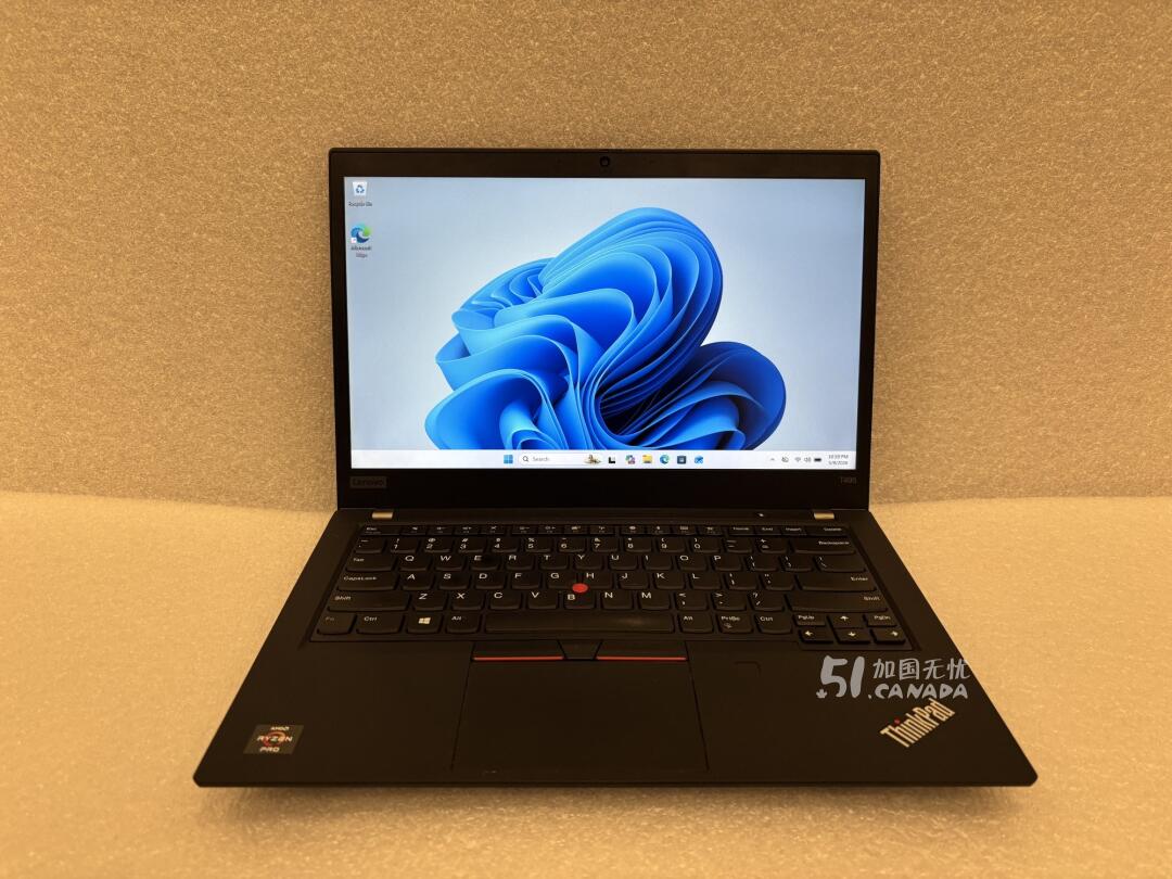 [集市好物]联想 ThinkPad T495 16G 256G Ryzen 2GB 独显卡 – 商务级 14 英寸 Ryzen