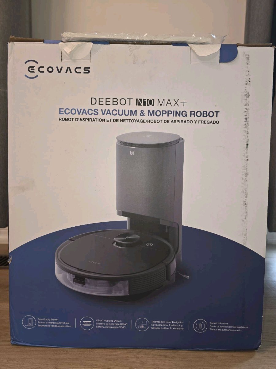 [集市好物]全新（ECOVACS）地宝 N10 Max+扫拖机器人。
