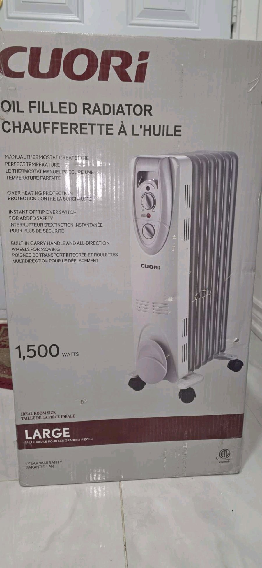 [集市好物]1500W 油汀式电暖