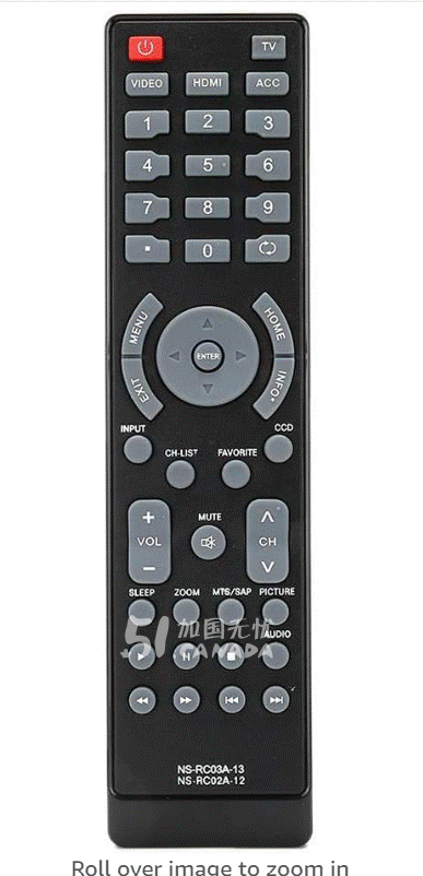 [集市好物]remote control insignia TV