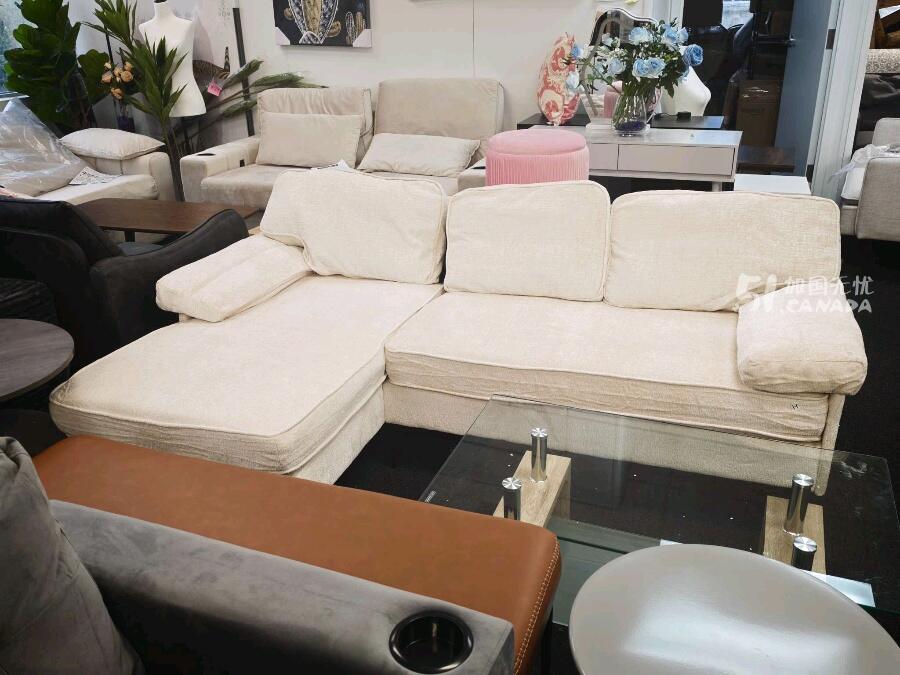 [集市好物]L型转角沙发处理悼，原价$599，现在$199
