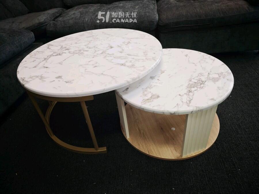 [集市好物]21岩板花纹时尚茶几，喜欢的M我