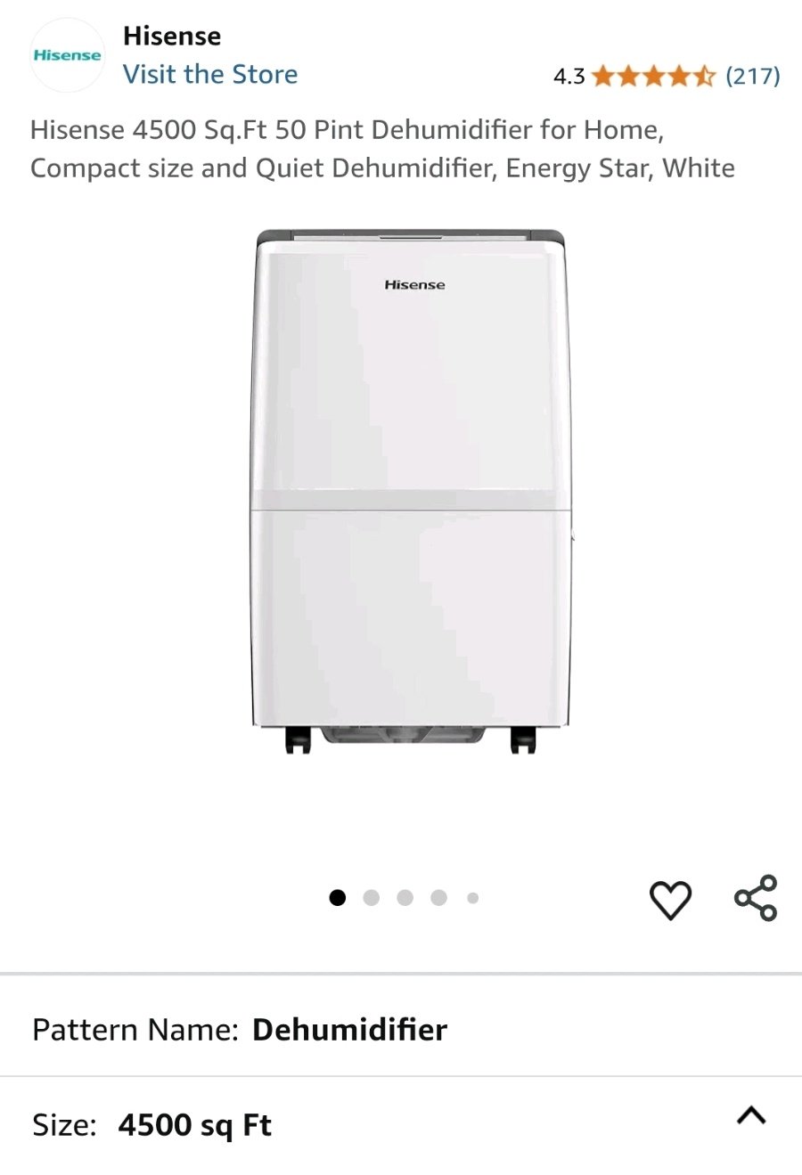 [集市好物]全新带包装 抽湿器50pint with pump