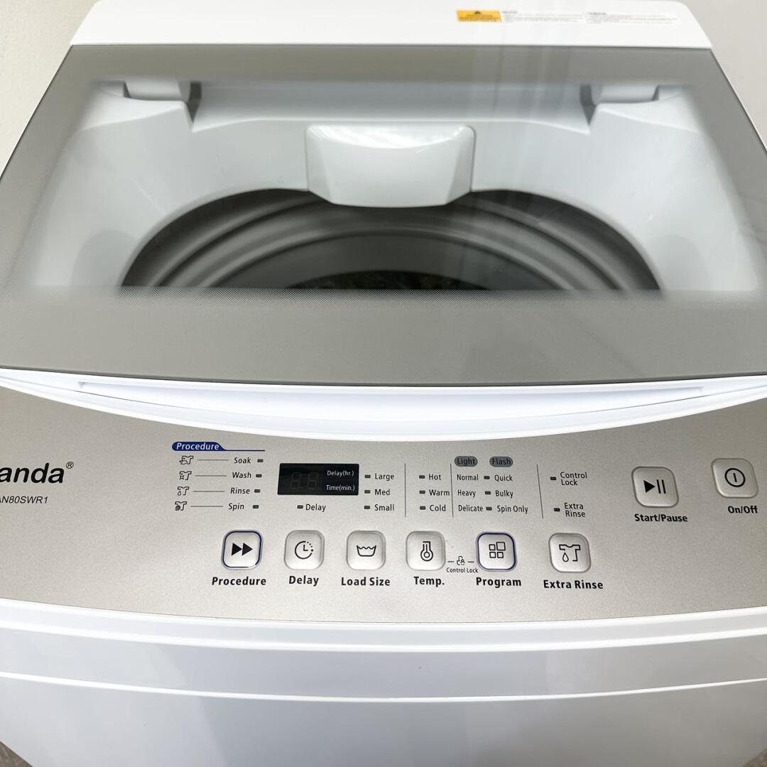 [集市好物]限时促销！全新Panda 8公斤大容量洗衣机轻松洗涤