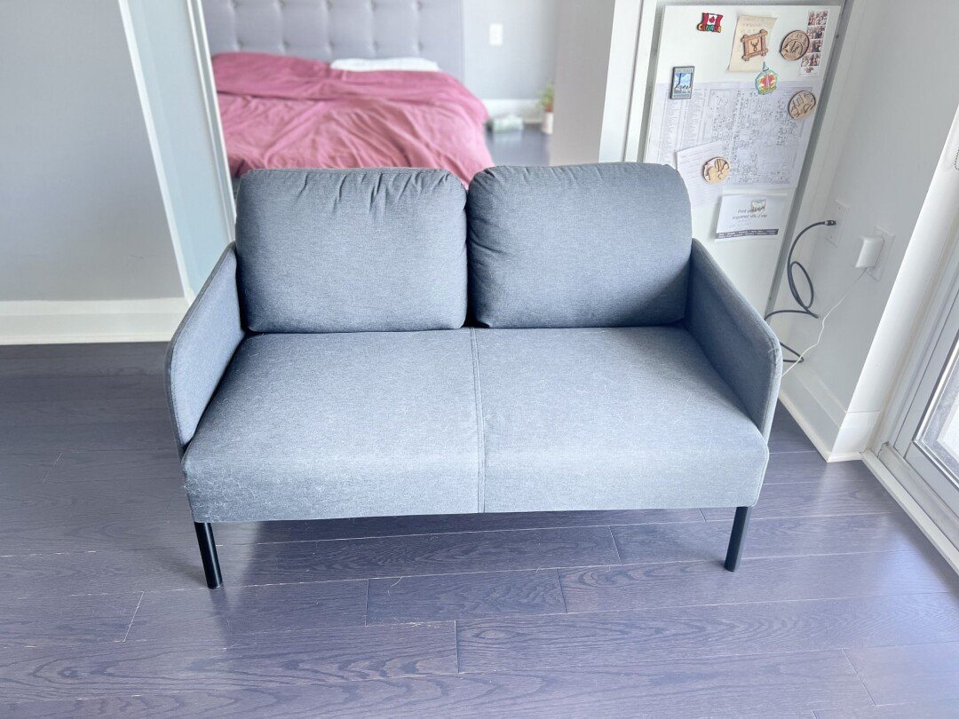 [二手好物]多伦多 DT 自取闲置-IKEA 八成新沙发出二手
