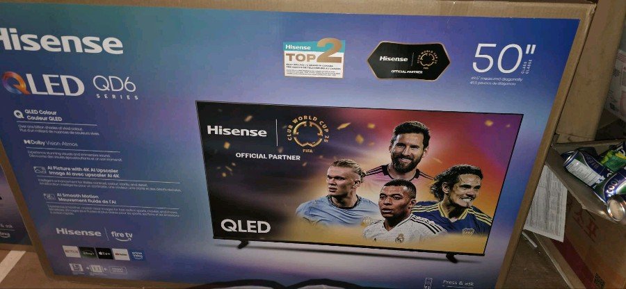 [集市好物]全新Hisense 50英寸QD6系列QLED 4K智能电视