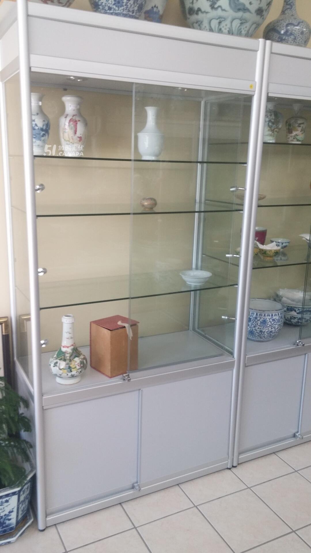 [集市好物]钢化玻璃展示柜