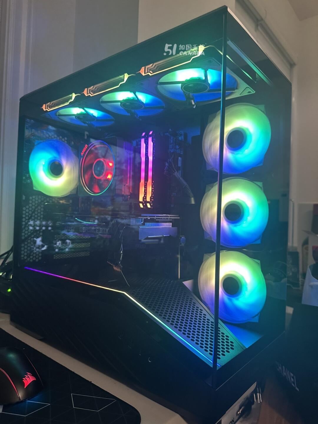 [集市好物]出LianLi V100 MSI B550M 5800XT PC
