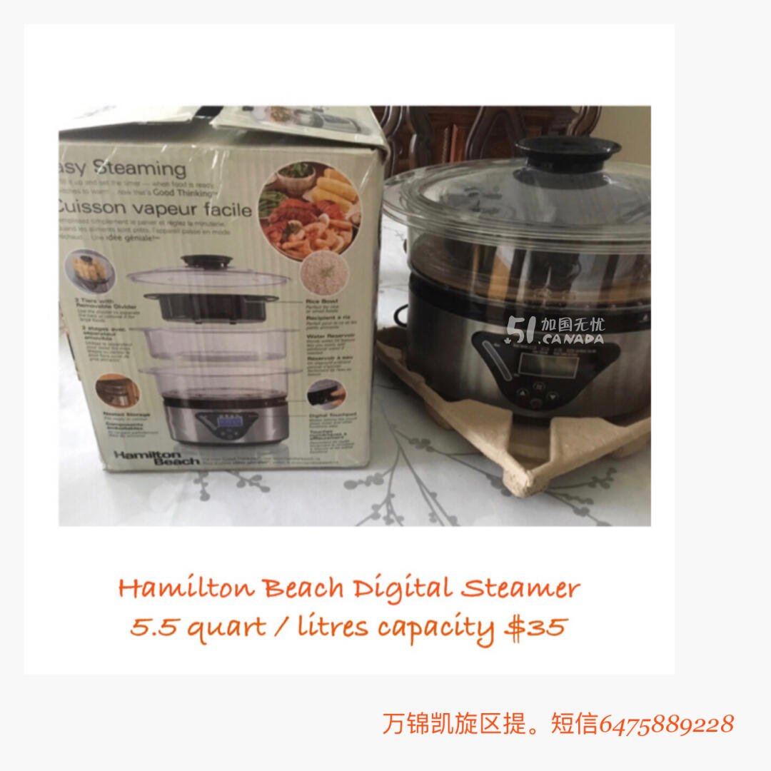 [集市好物]数码蒸汽锅