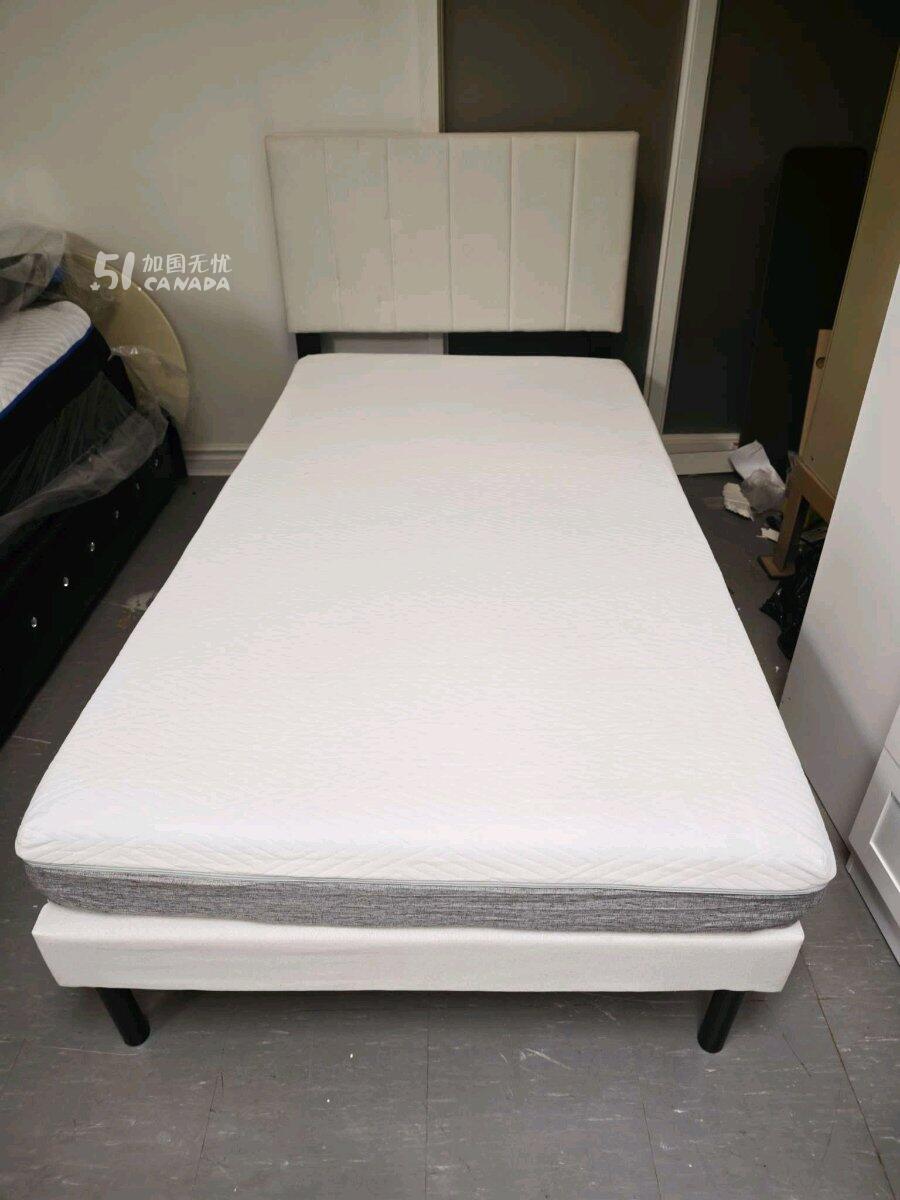 [集市好物]超低价处理这批货单人床架+床垫只要$129，包税