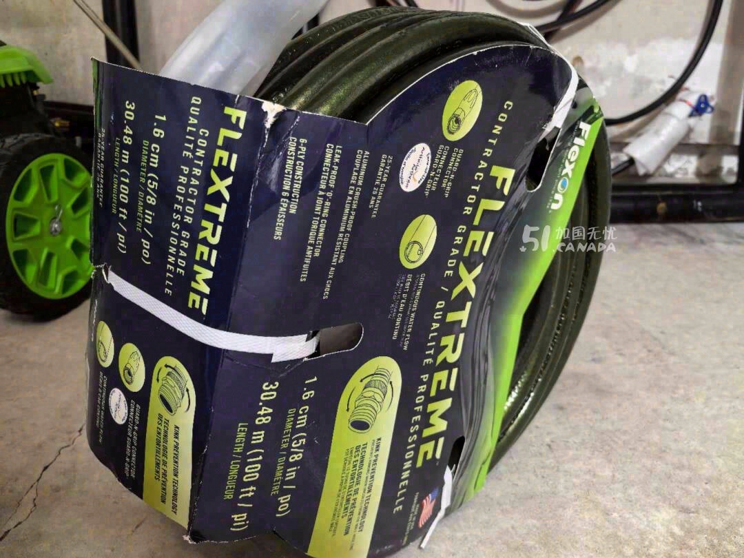 [集市好物]Flexon Flextreme 承包商级软管，100 英尺