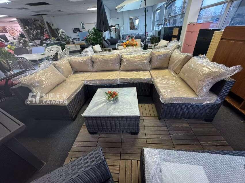 [集市好物]全新货室外沙发超值捡漏，7件套只要$599，