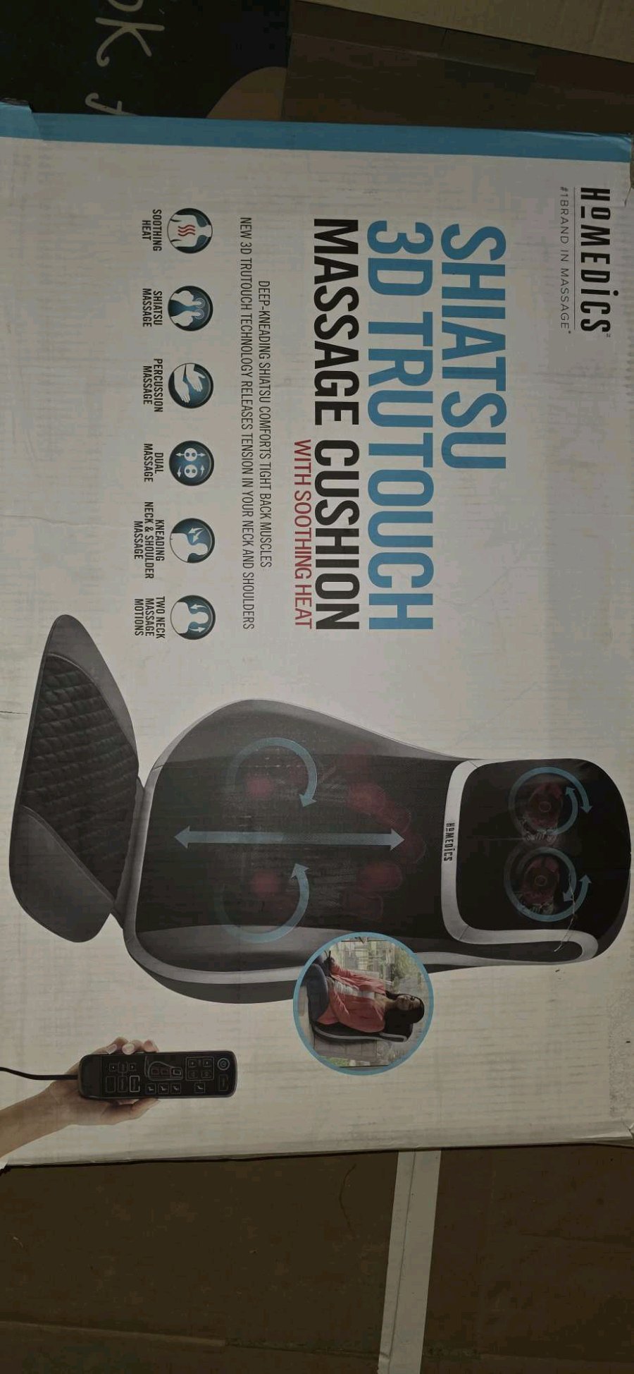 [集市好物]HoMedics指压3D Trutouch按摩靠垫